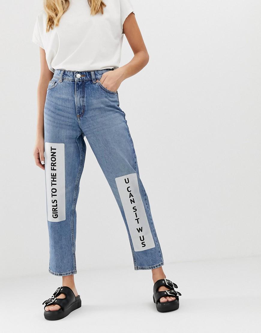 Джинси Monki р. 30 Світло-синій (29115184436)