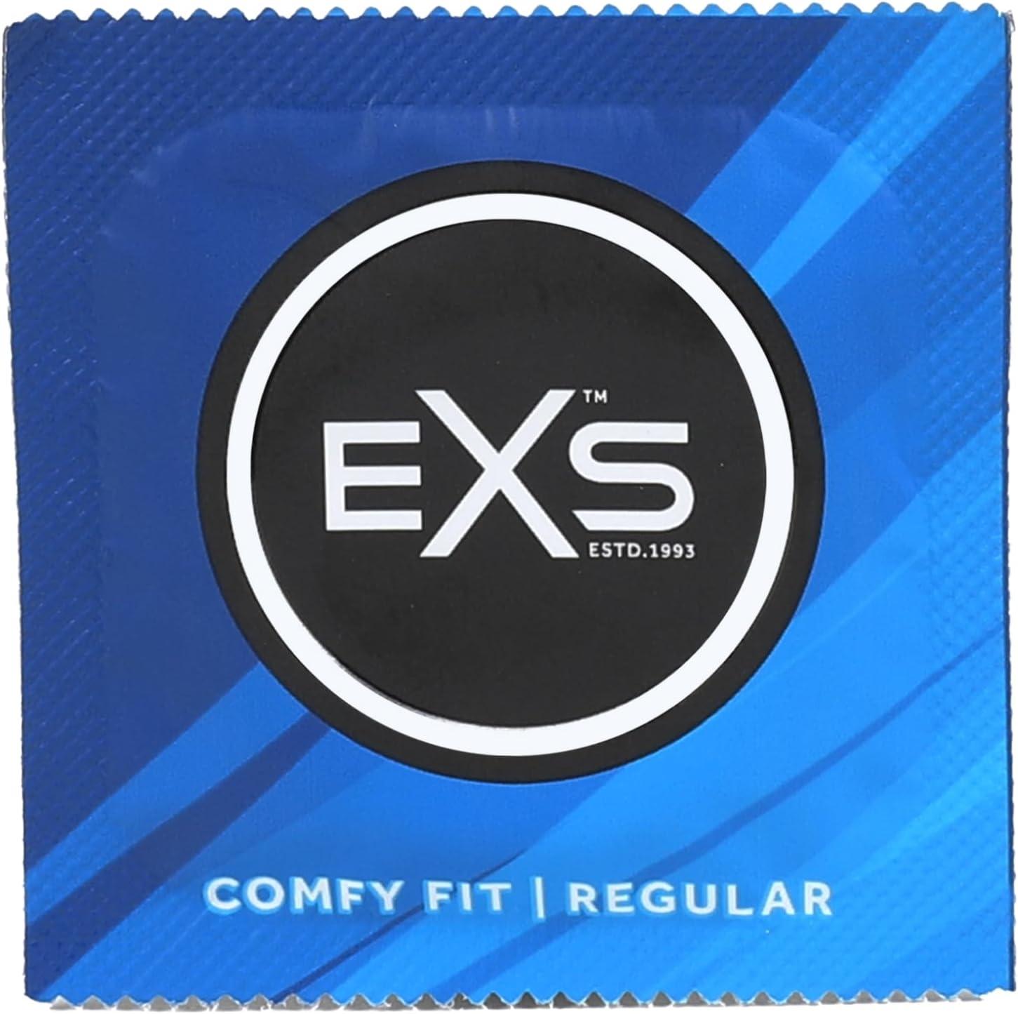Набор латексных презервативов EXS Regular комфортной формы с резервуаром 10 шт. (EXS105420)