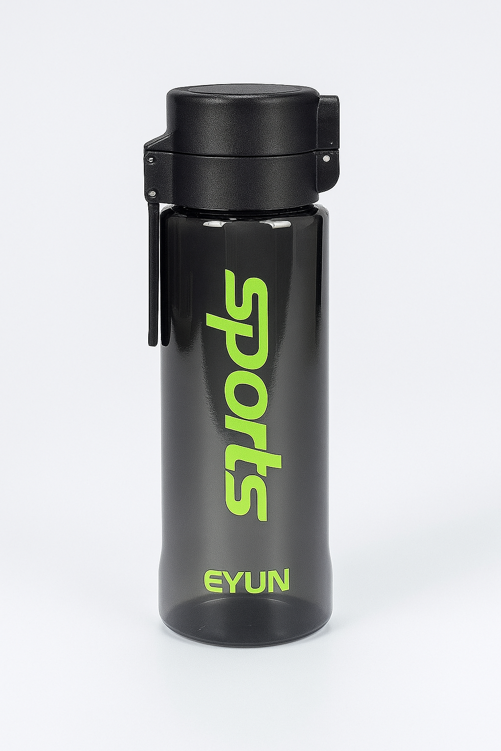 Пляшка EYUN Sports з кришкою-клапаном 780 мл Чорний з салатовим (R29404)