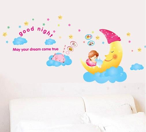 Наклейка дитяча на стіну Green Life Солодкі сни 80х170 см (AY1907) - фото 3 Наклейка дитяча на стіну Green Life Солодкі сни 80х170 см (AY1907) - фото 3