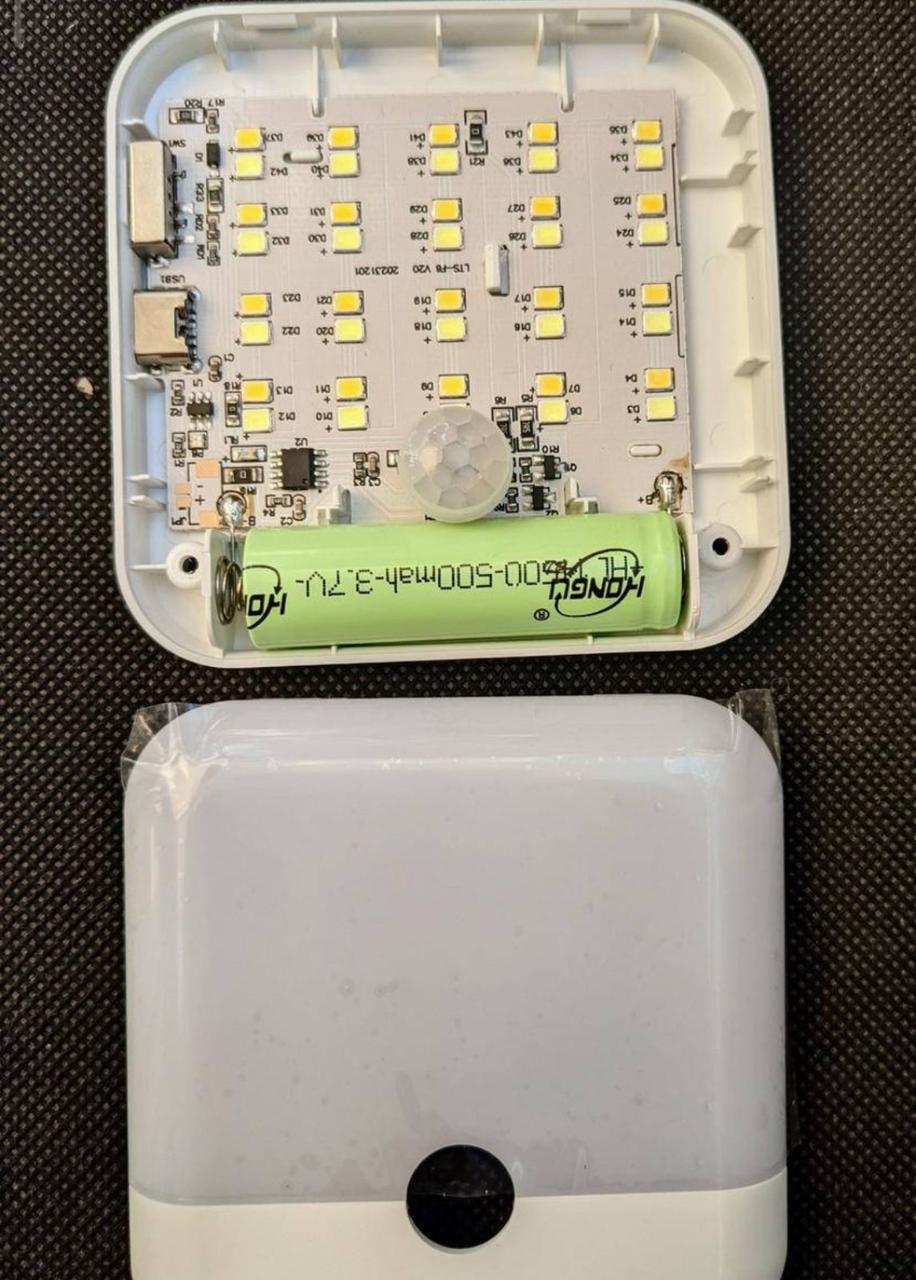 Светильник с датчиком движения и света BICOLOR 20 LED 500 mah (2586931776) - фото 5