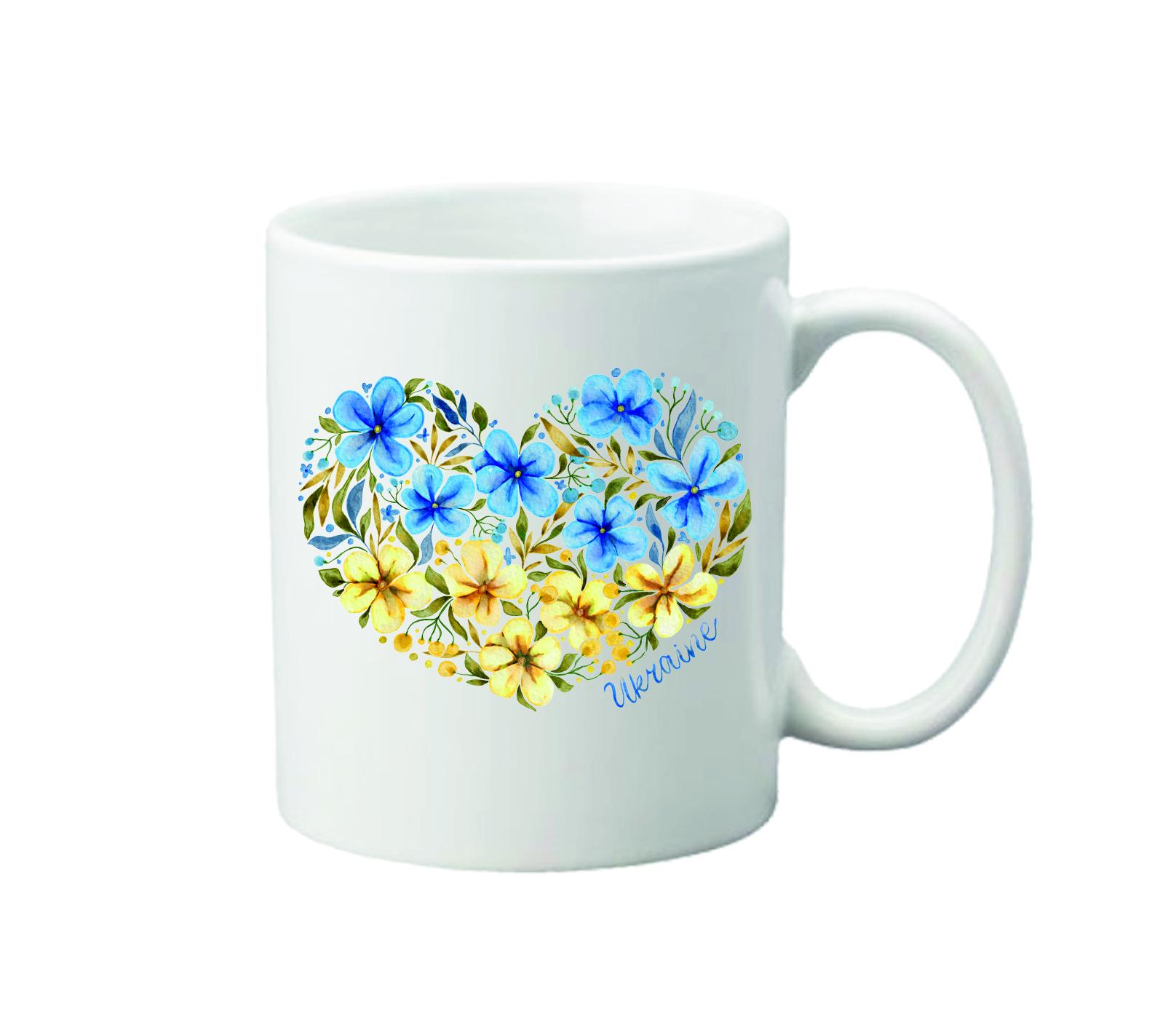 Чашка с принтом Украина 330 мл (23503375)