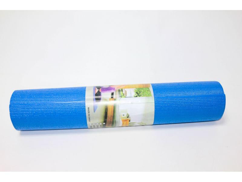 Коврик для йоги Yoga Mat 61х180 см 4 мм Голубой