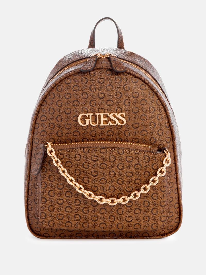 Рюкзак Guess Creswell Logo Backpack с логотипом Коричневый (2383082916)