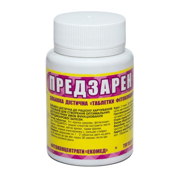 Комплекс для здоровья предстательной железы Экомед Предзарен 60 таб. (000026986)