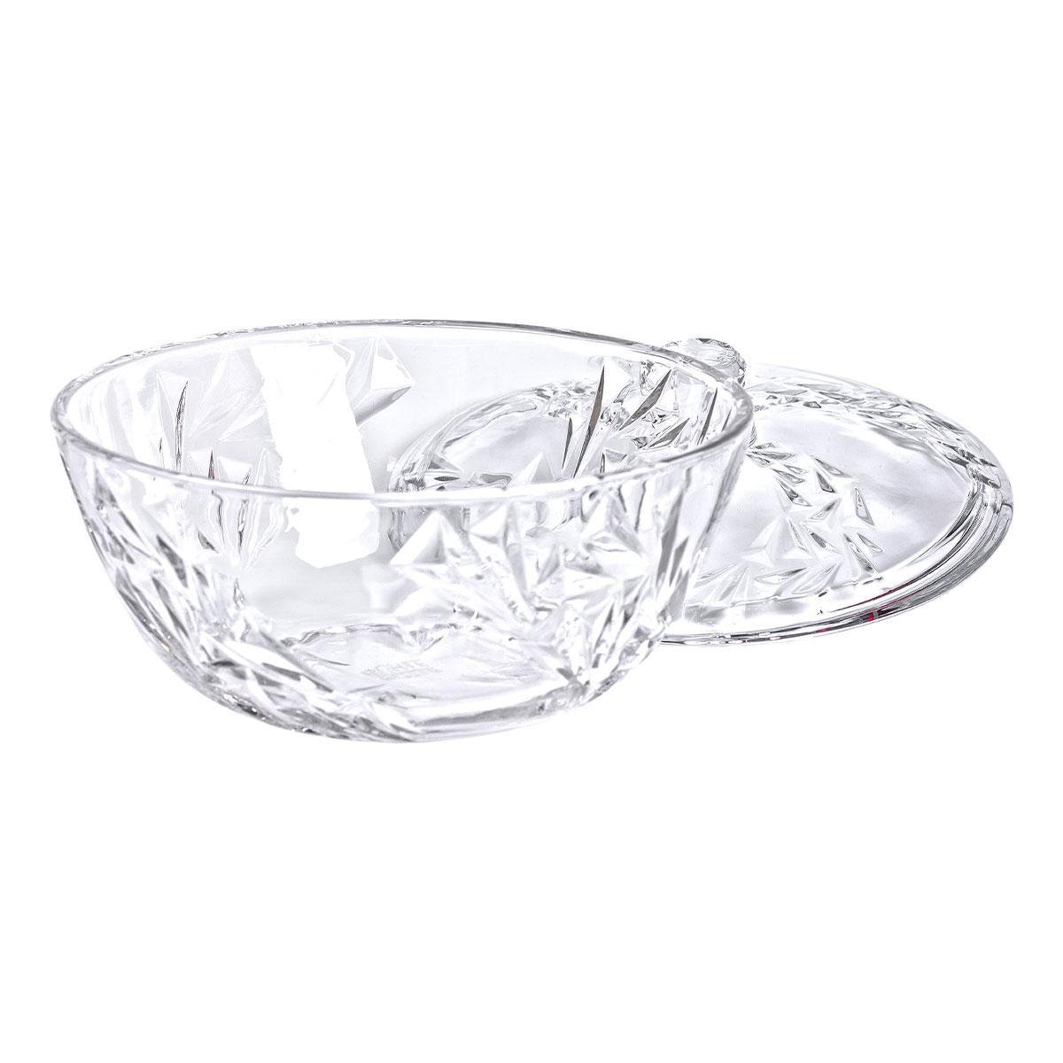 Салатница стеклянная с крышкой под хрусталь HP-YH-62 24 см (A-033655) - фото 3 Салатница стеклянная с крышкой под хрусталь HP-YH-62 24 см (A-033655) - фото 3