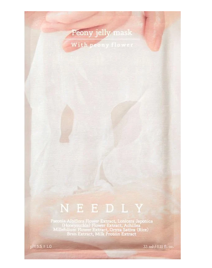 Маска для лица Needly Peony Jelly Mask осветительная тканевая 33 мл (2360186337)