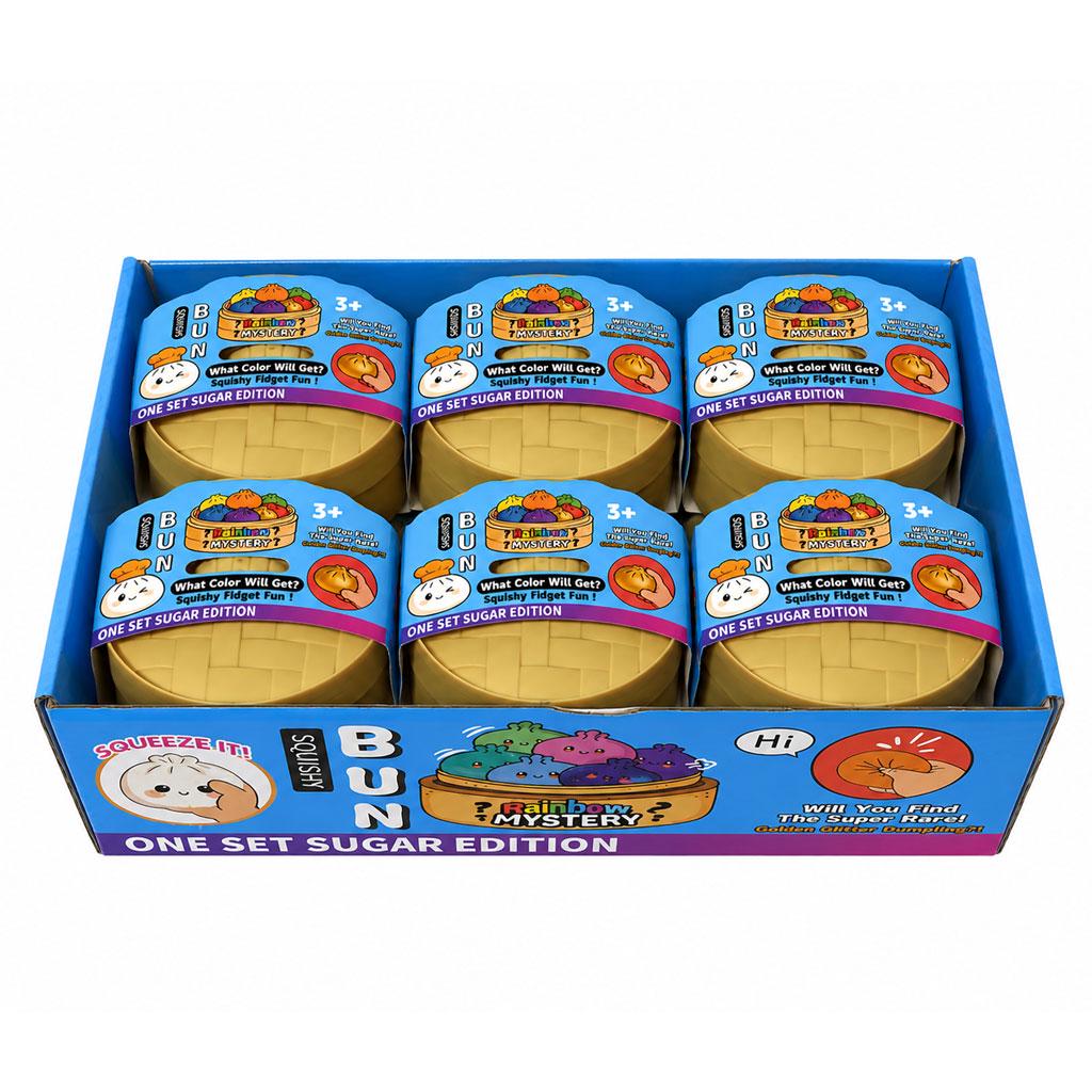 ᐉ Сквиш BUN Squishy Rainbow Mystery Orbiz Edition Пельмень 8,5 см