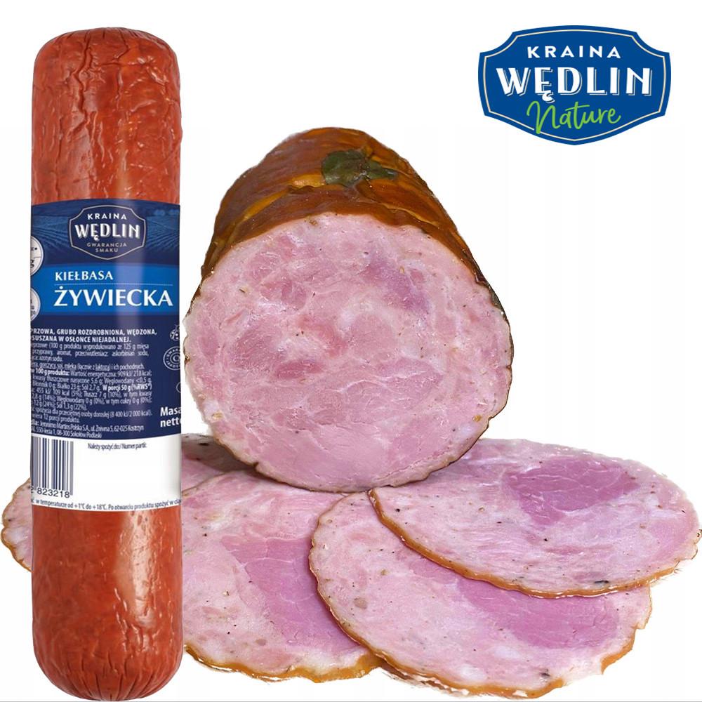 Ковбаса гарячого копчення Kraina WEDLIN Kielbasa Zywiecka 600 г (1083190656) - фото 3 Ковбаса гарячого копчення Kraina WEDLIN Kielbasa Zywiecka 600 г (1083190656) - фото 3