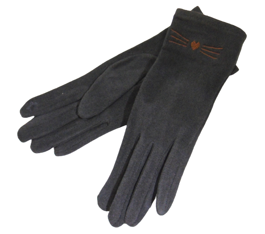 Перчатки сенсорные кашемировые Wei C6 р. 6,5-8,5 Темно-серый (1675744593)