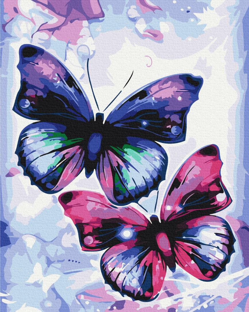 Картина за номерами Brushme Блискучі метелики 48x60 см (BS51407L)