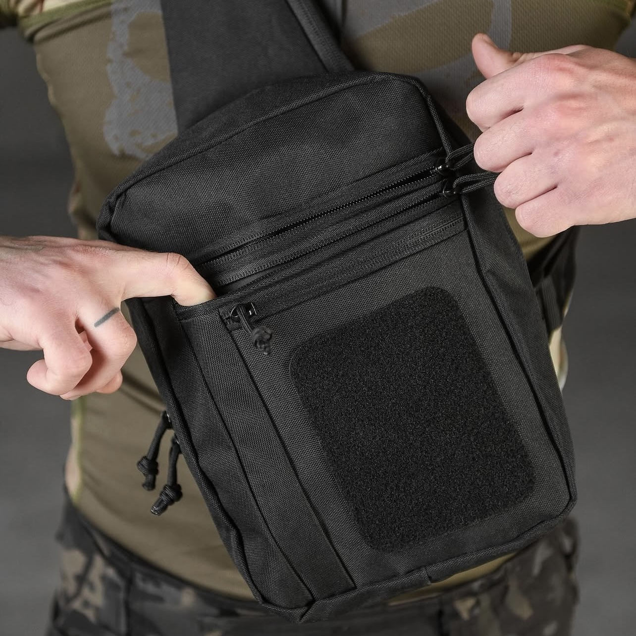 Сумка-кобура наплічна ToberBag Чорний (2641) - фото 5 Сумка-кобура наплічна ToberBag Чорний (2641) - фото 5