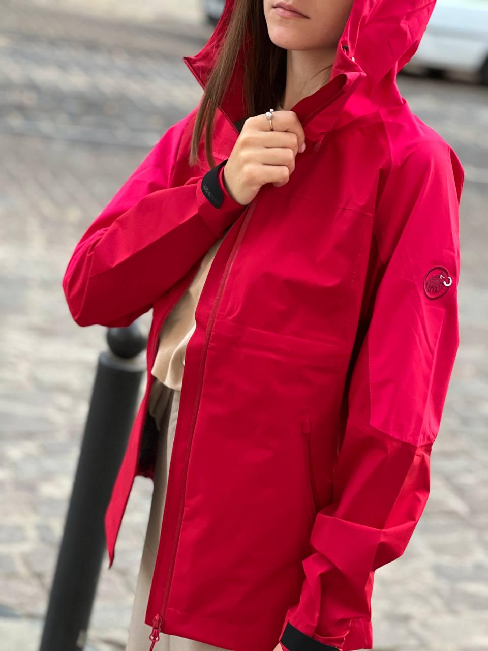 Куртка трекінгова жіноча Mammut Wenaha Gore-tex туристична на мембрані S Червоний (11711171) - фото 9 Куртка трекінгова жіноча Mammut Wenaha Gore-tex туристична на мембрані S Червоний (11711171) - фото 9