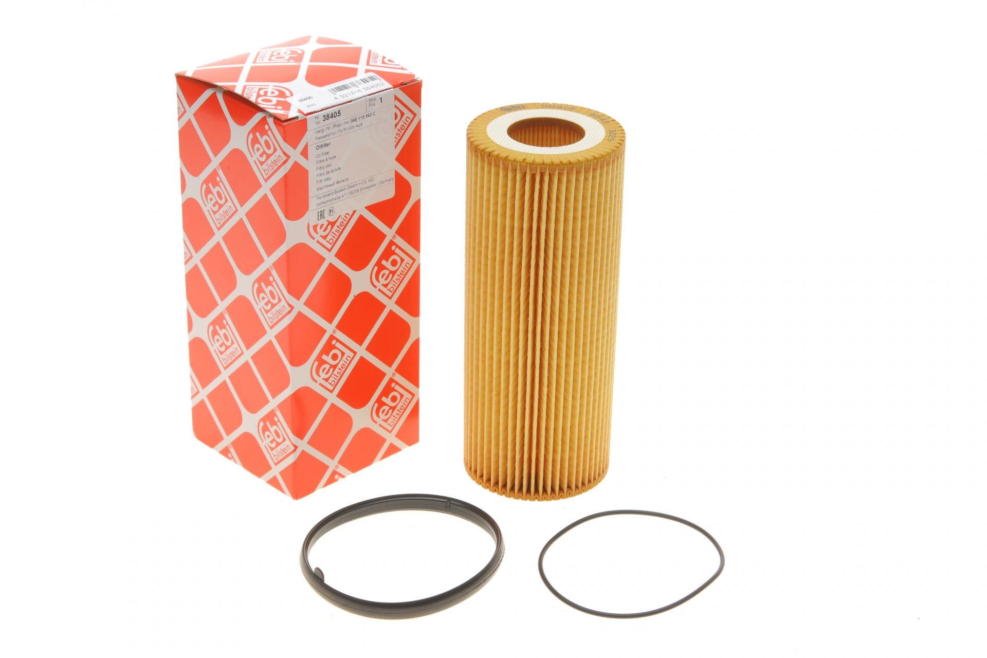 Фильтр масляный FEBI BILSTEIN для VW Touareg 10-18/Porsche Cayenne/Panamera 3,0 Hybrid 10- (38405)