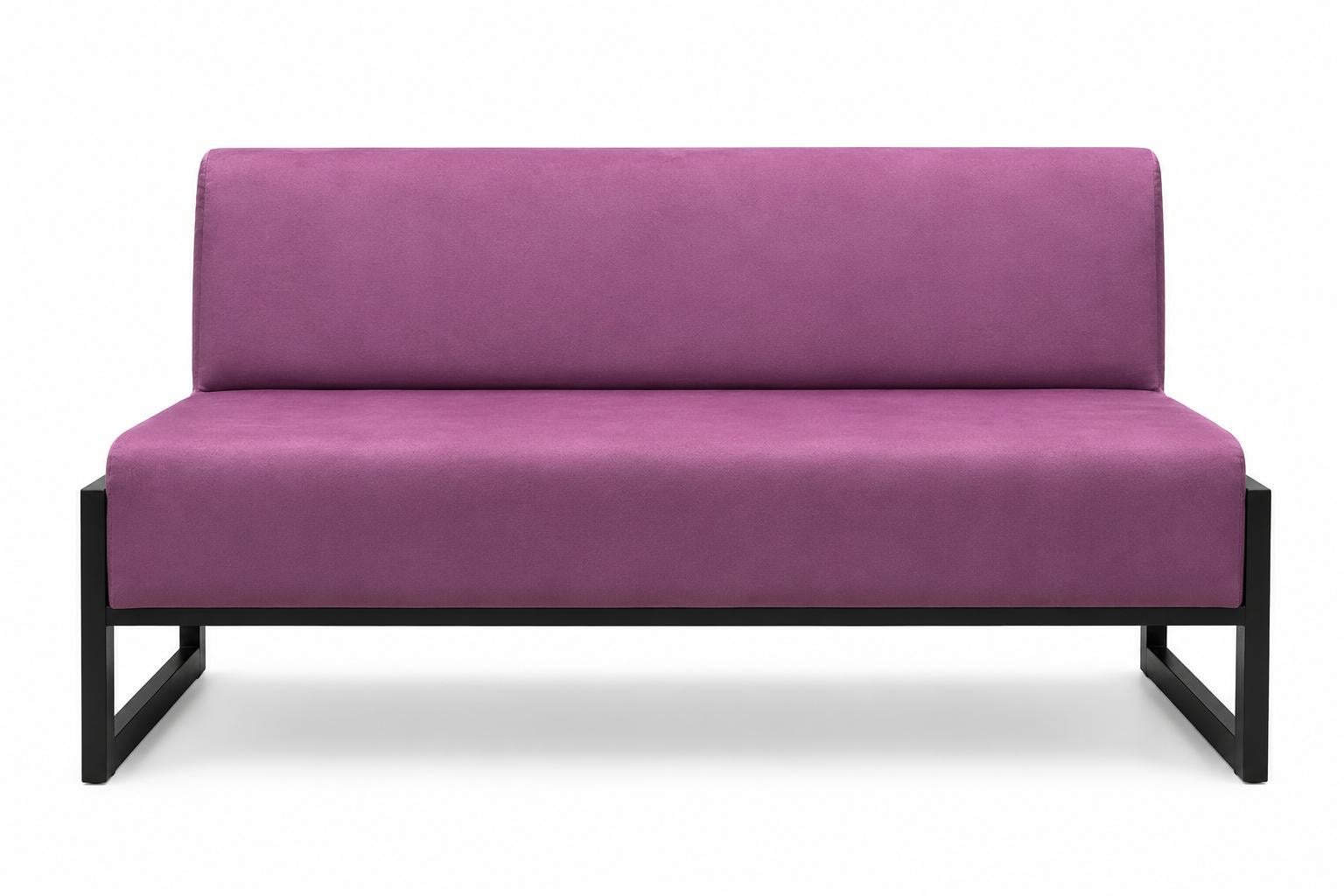 Диван Quadro Dusty металлический каркас 120х78х85 см Lilac (rich_sofa_00362)