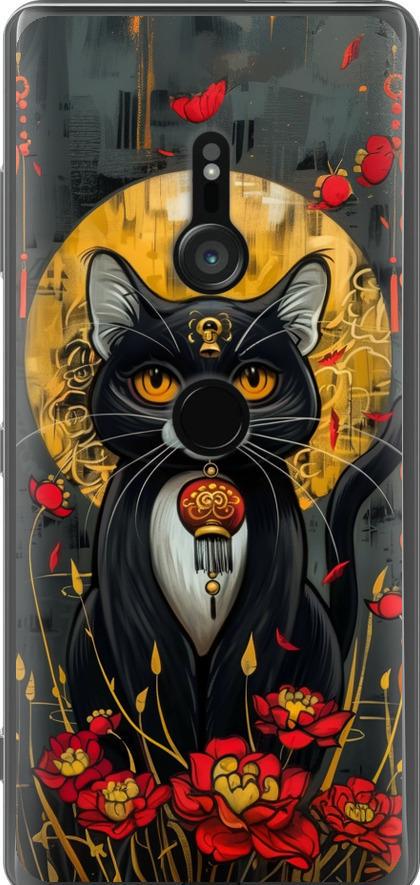 Чехол на Sony Xperia XZ3 H9436 China Cat (6134u-1540-42517)