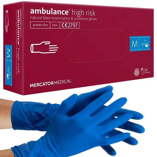 Перчатка AMBULANCE L 25 пар (77-042-1)