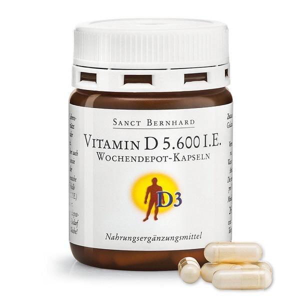 Витамин D Sanct Bernhard Vitamin D3 5600 МЕ 140 мкг 26 капс. (000020565)