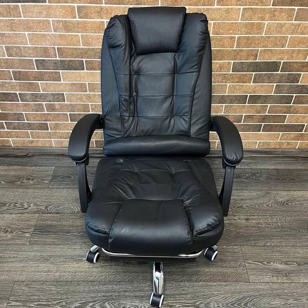 Офисное кресло BOSS 23286 с подножкой и экокожи черное до 130 кг - фото 9 Офисное кресло BOSS 23286 с подножкой и экокожи черное до 130 кг - фото 9