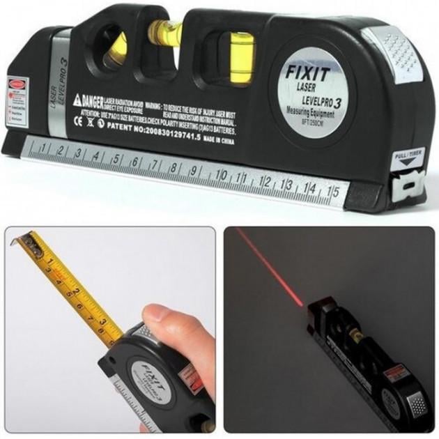 Лазерный уровень Laser Level Pro 3 со встроенной рулеткой - фото 8