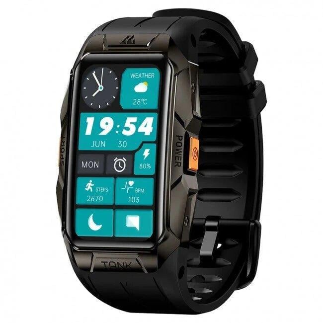 Смарт часы наручные мужские Kospet Tank X1 Black (12389) Смарт часы наручные мужские Kospet Tank X1 Black (12389)