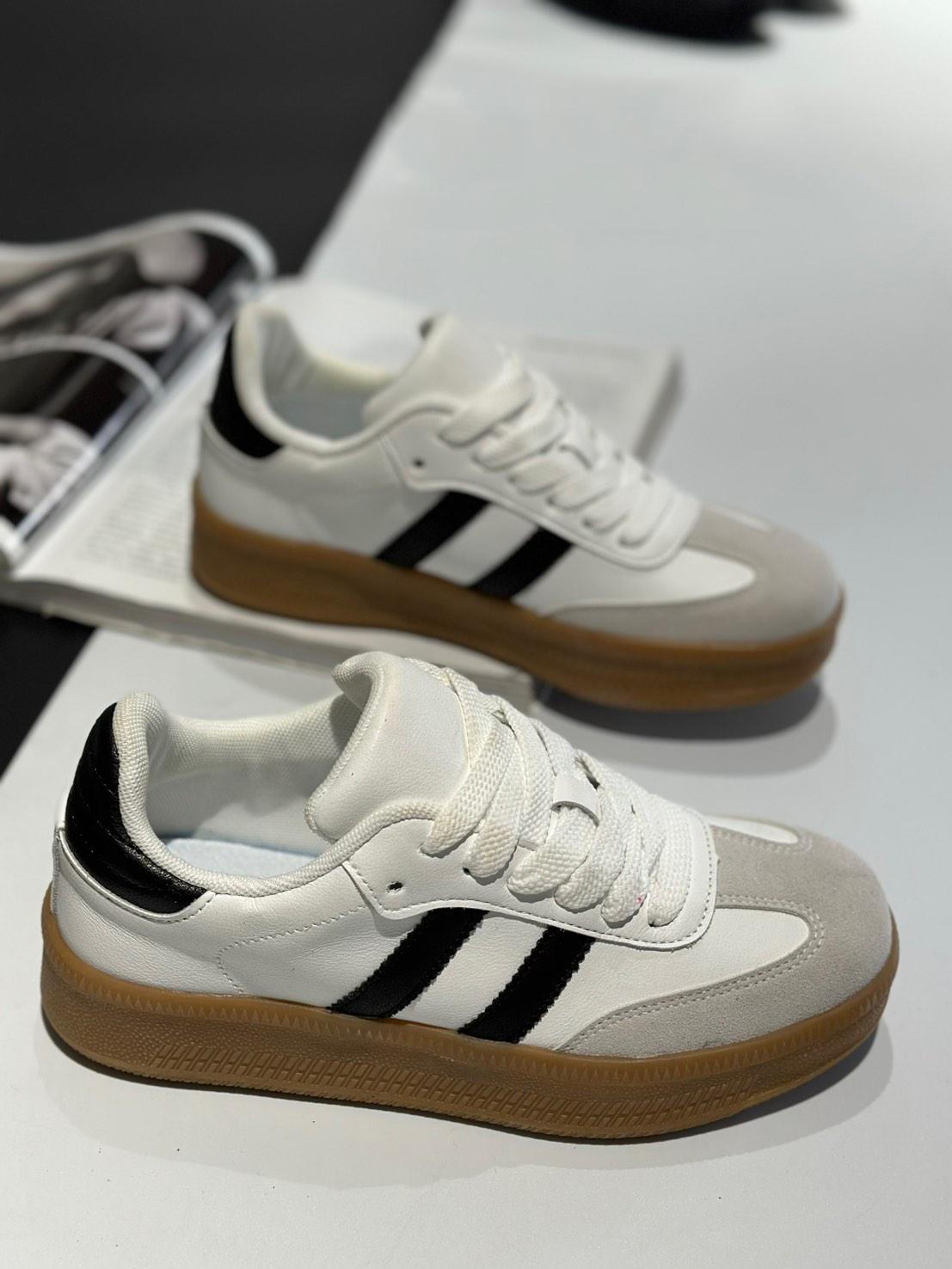 Кроссовки кожаные Stilli SDN10-8 р. 37 Бело-черный - фото 2