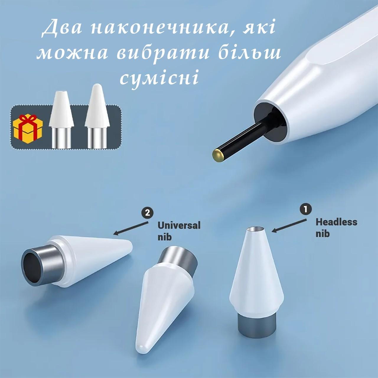 Стилус со светодиодным цифровым дисплеем для планшета/мобильного телефона iOS/Android/Windows Белый (180988) - фото 6 Стилус со светодиодным цифровым дисплеем для планшета/мобильного телефона iOS/Android/Windows Белый (180988) - фото 6