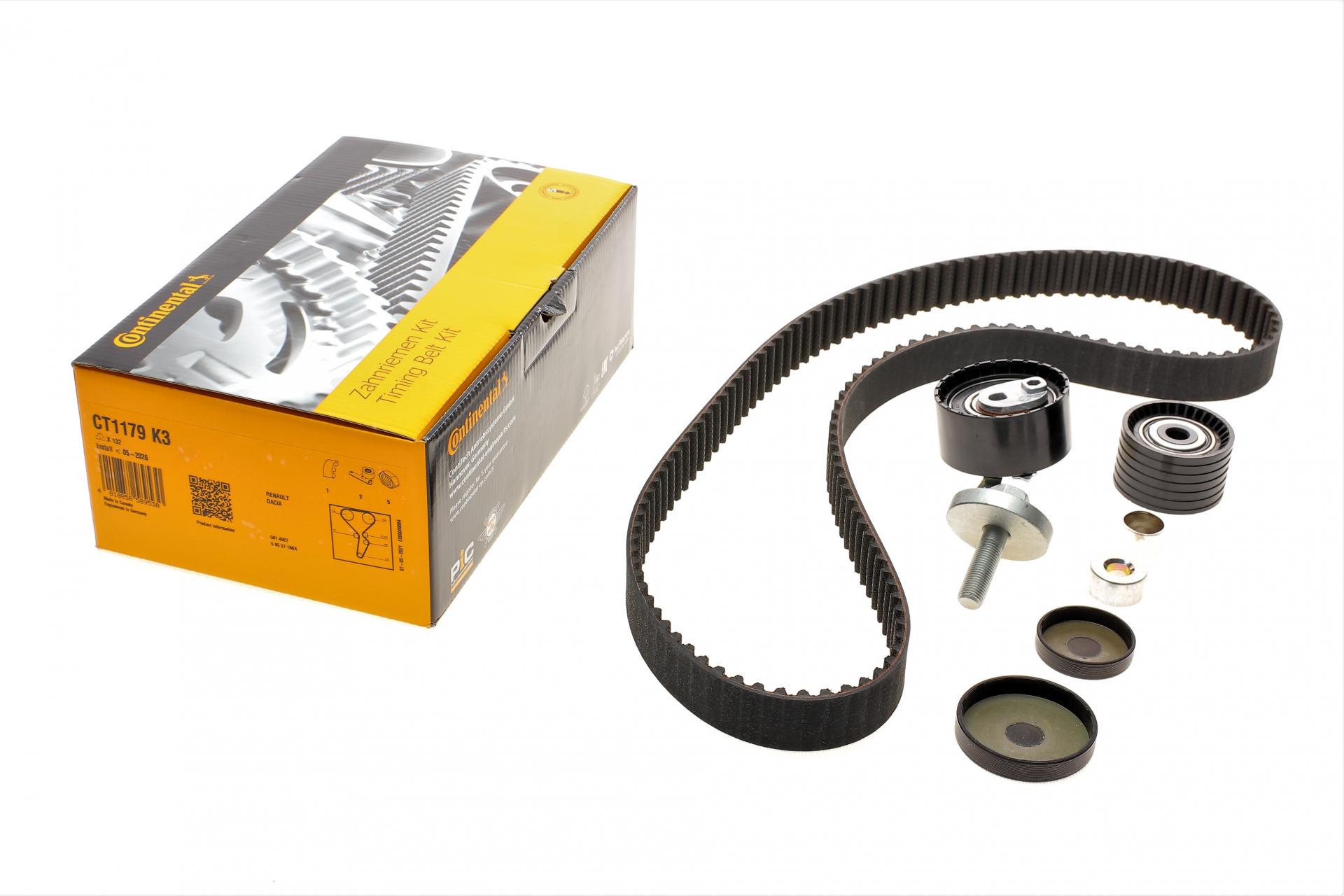 Комплект ГРМ Continental Renault Kangoo/Duster/Logan/Megane/Clio 1.6 16V 01- 27x132z (CT1179K3)