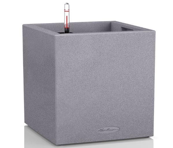 Вазон Lechuz Canto Stone Low 40 см Сірий камінь (A-013729)