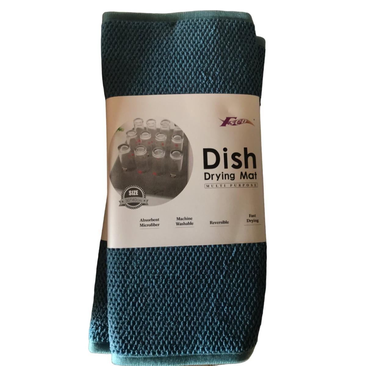 Коврик для мокрой посуды Dish Drying Mat однотонный 30х40 см (R88843)