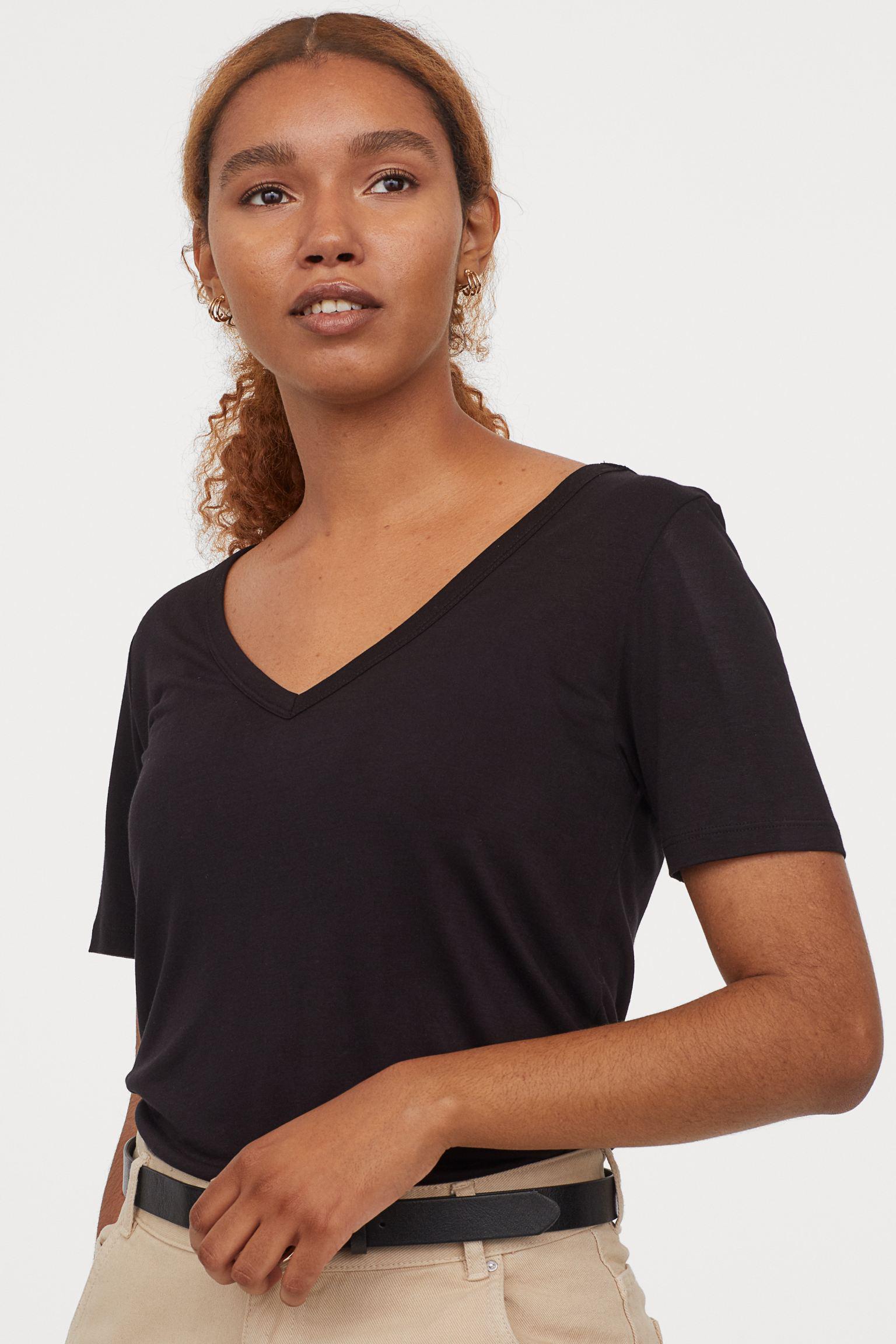 Футболка H&M S Черный (18117670320)