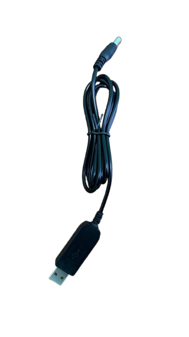 Кабель живлення від PowerBank для роутера 5V на 12V DC 5.5 x 2.1 мм (2431524493)