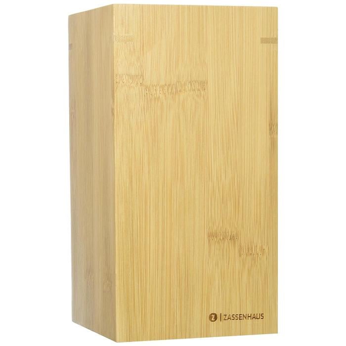 Блок для ножів Zassenhaus Eco Bamboo на 8-10 ножів дерево знімна вставка з щетини 12х23 см (2634185)
