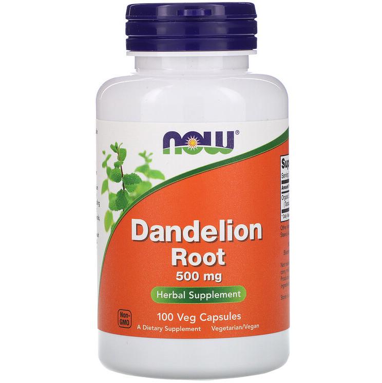 Корінь кульбаби NOW Foods Dandelion Root 500 мг 100 капсул (1018656730)