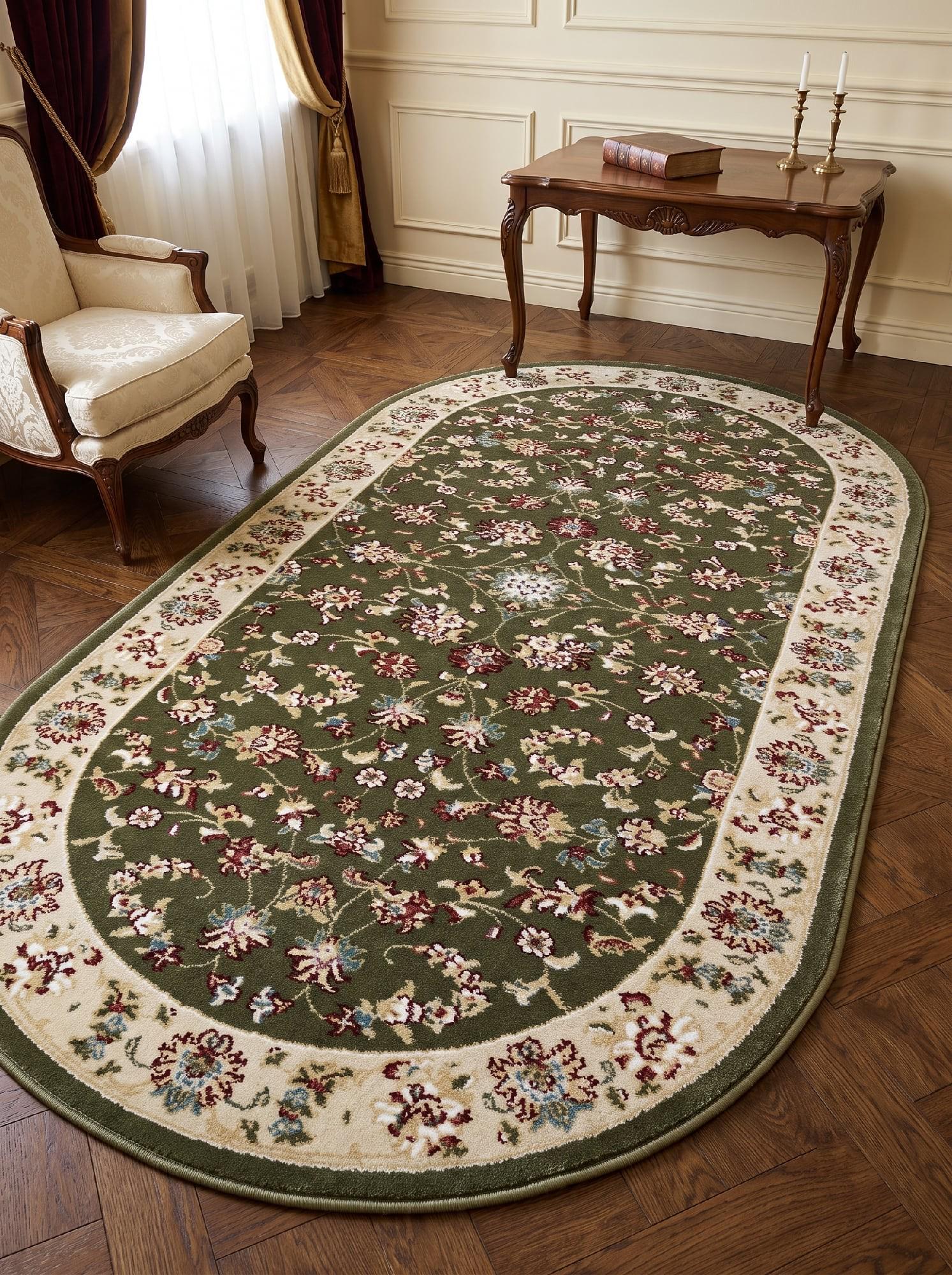 Ковер Iranian Star 2661A овал 100x200 см Light Green (105901020)