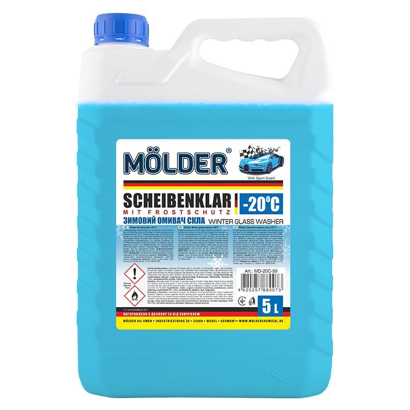 Стеклоомыватель зимний Molder SPORT -20°С 5 л (SCH-20C-50)