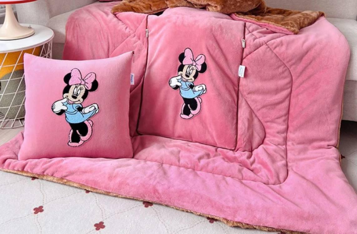 Покрывало-подушка Минни Маус 40х40/100х145 см (mm001)