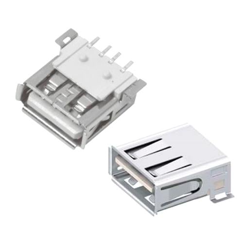 Разъем USB 2.0 мама 4pin AF 90 градусов SMT SMD