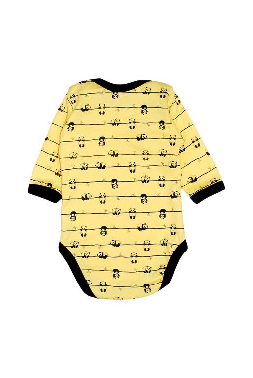 Боди детский Панда 68 см Желтый (1753-68) - фото 2 Боди детский Панда 68 см Желтый (1753-68) - фото 2
