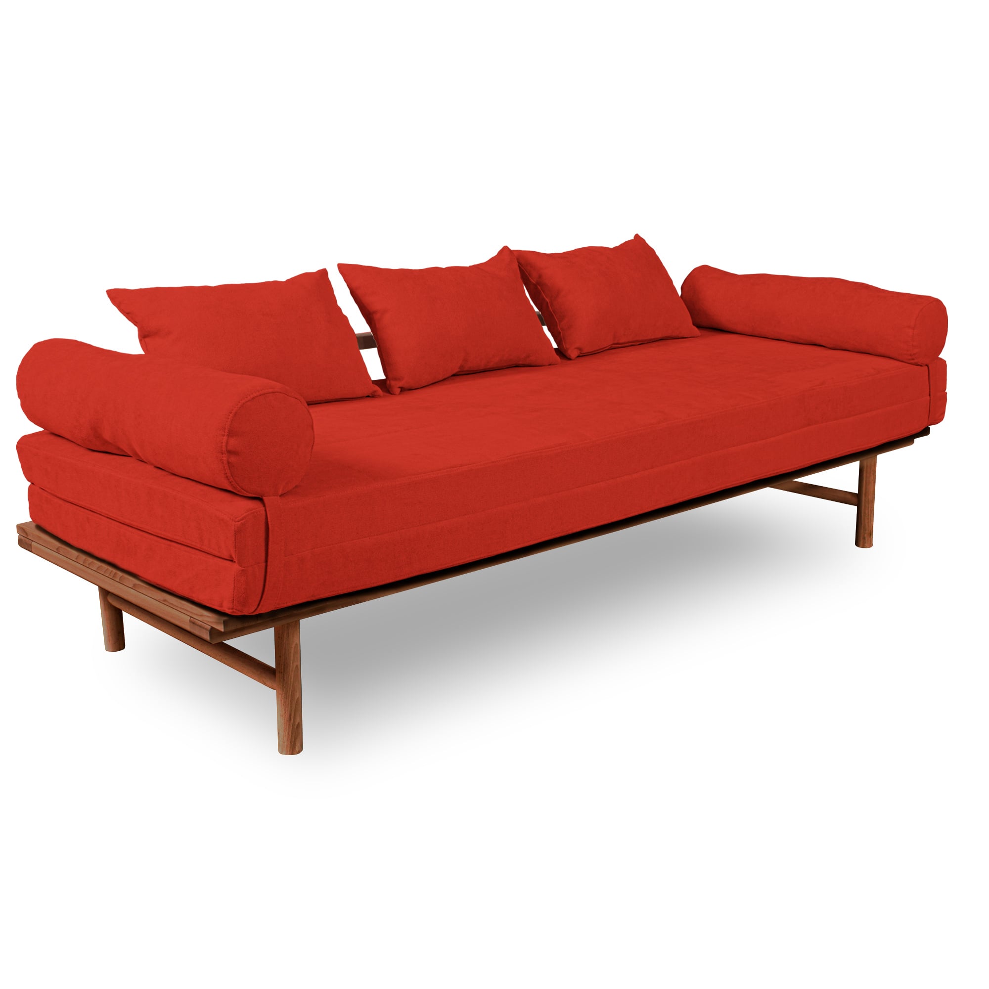 Диван раскладной Woodman Le MAR в гостиную Красный (21395)