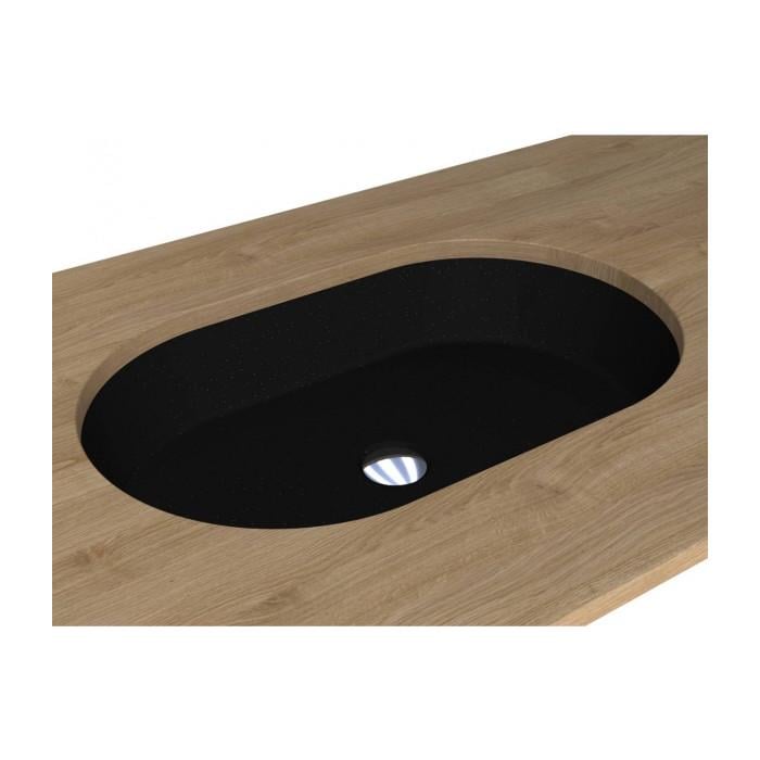 Умивальник Miraggio ROME MIRASTONE матовий Чорний (84081)