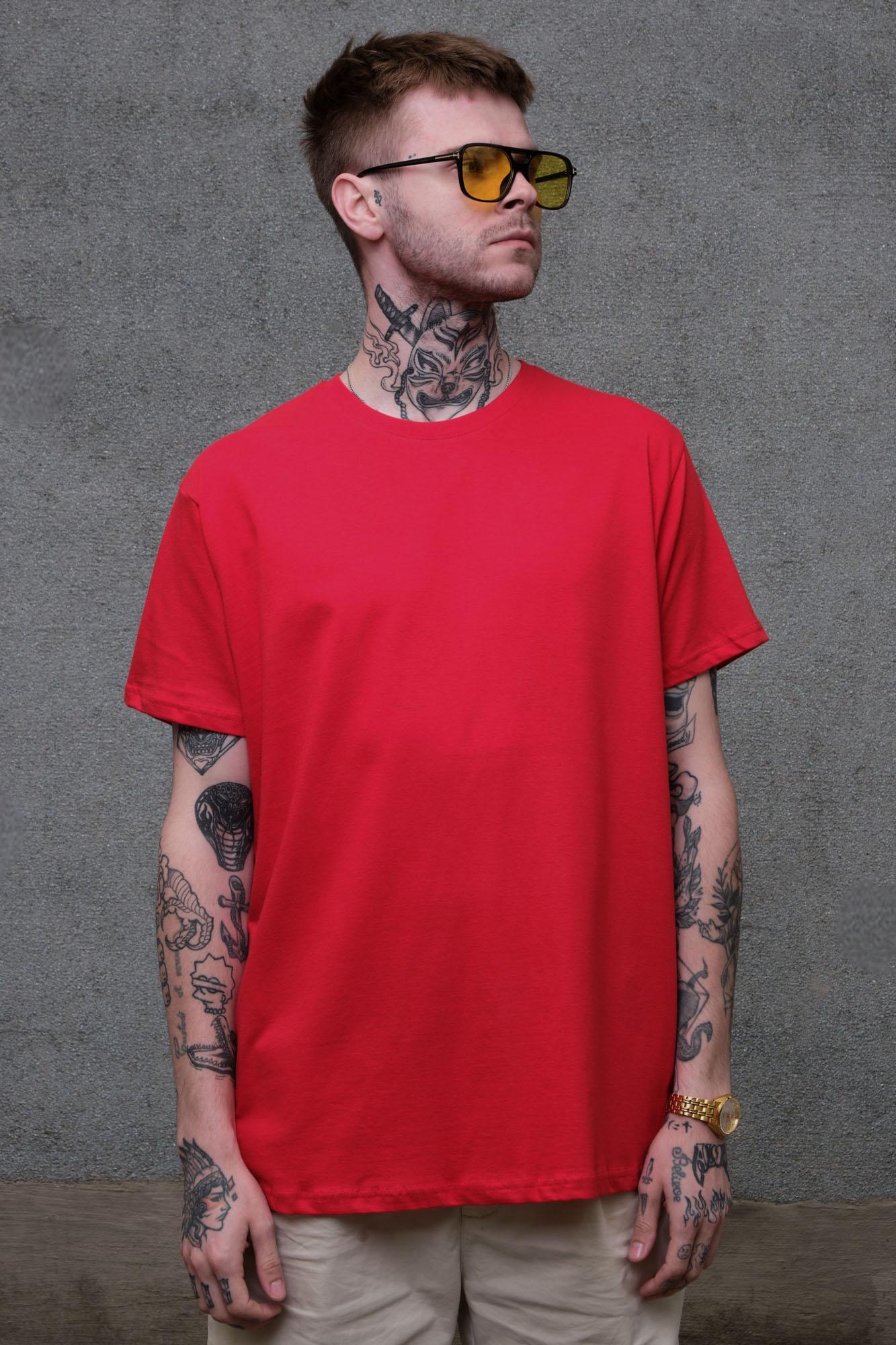 Футболка Without man оверсайз 2XL/3XL Red (2XL8042937)