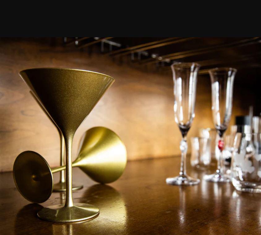 Набор бокалов для мартини Stölzle Lausitz Elements 240 мл 6 шт. Gold (1408325-1) - фото 2 Набор бокалов для мартини Stölzle Lausitz Elements 240 мл 6 шт. Gold (1408325-1) - фото 2