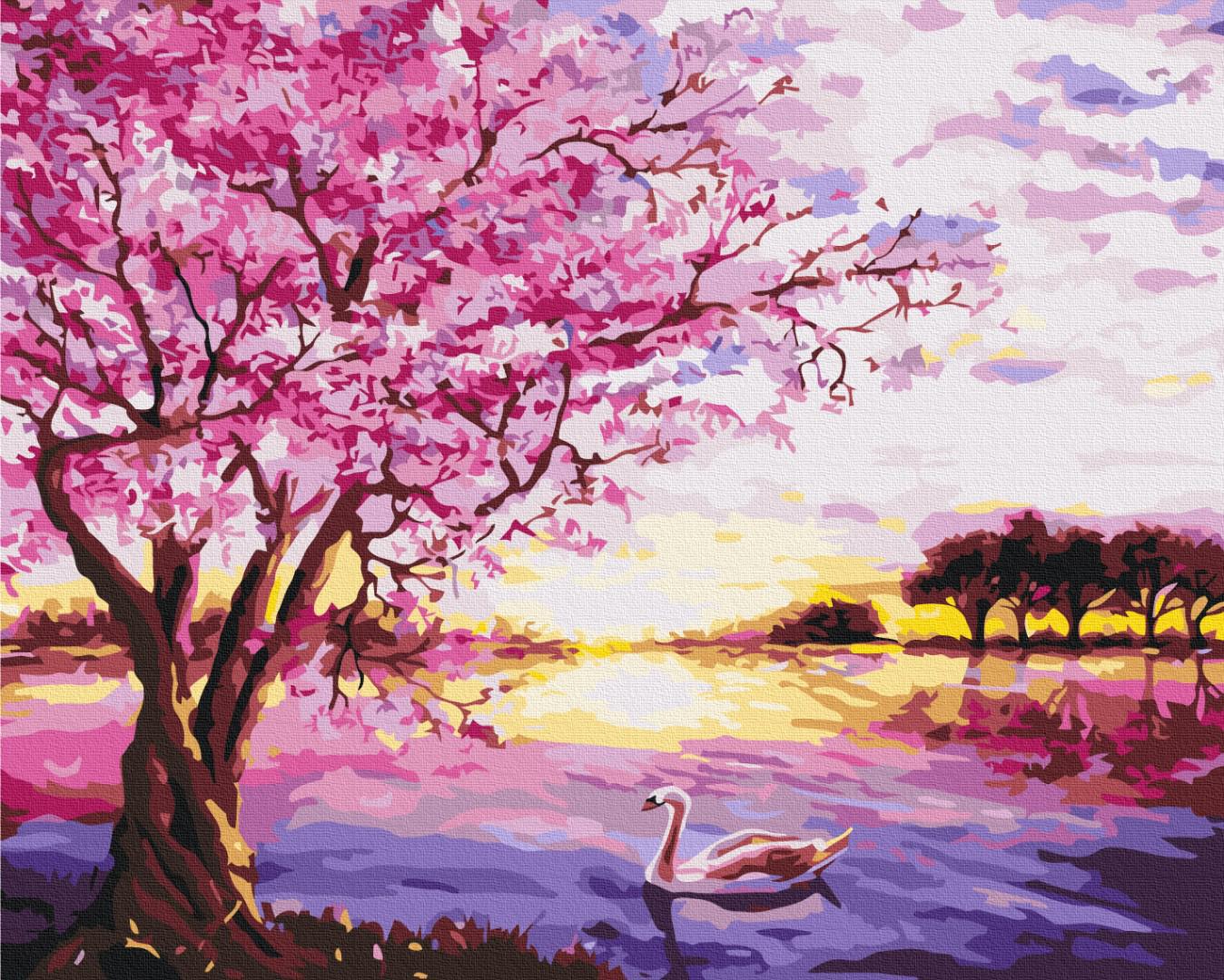 Картина по номерам Brushme Сакура 48x60 см (BS009L) Картина по номерам Brushme Сакура 48x60 см (BS009L)