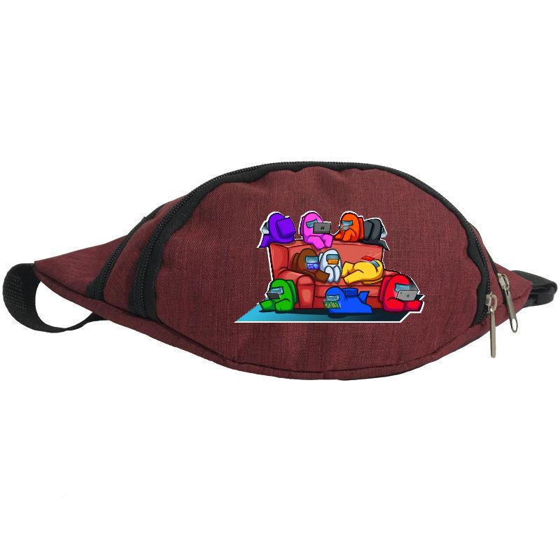 Поясная сумка-бананка Cappuchino toys Among Us 00033 Бордовый (1351514134)