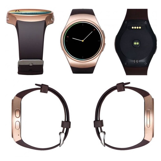 Смарт-часы Smart Watch KW18 Bluetooth со слотом под sim-карту 350 mAh Gold (tf4620) - фото 9
