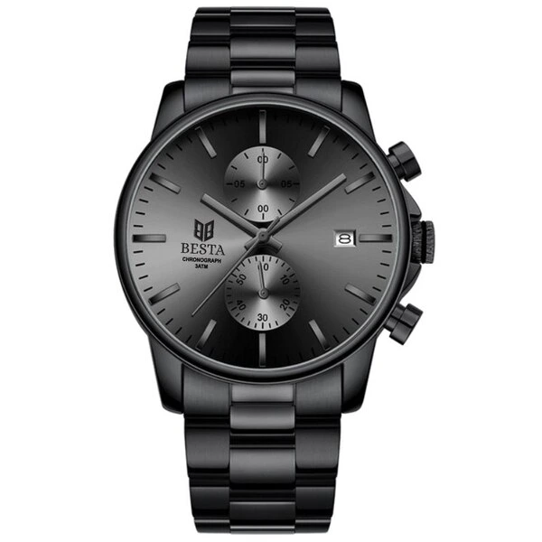 Годинник чоловічий Besta Mars Black (2376)