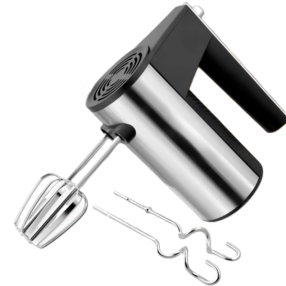 Миксер ручной Domotec MS-6690 нержавеющая сталь с 2 насадками на 5 скоростей 600 Вт Серый (2865463455)