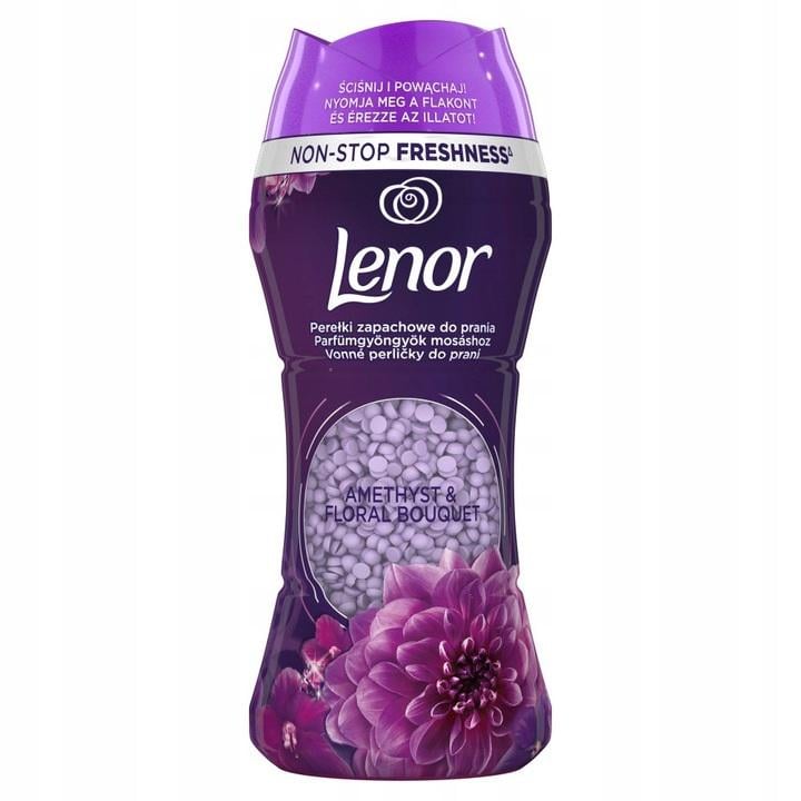 Кондиционер ополаскиватель сухой Lenor Amethyst Гиацит для белья в гранулах 210 г