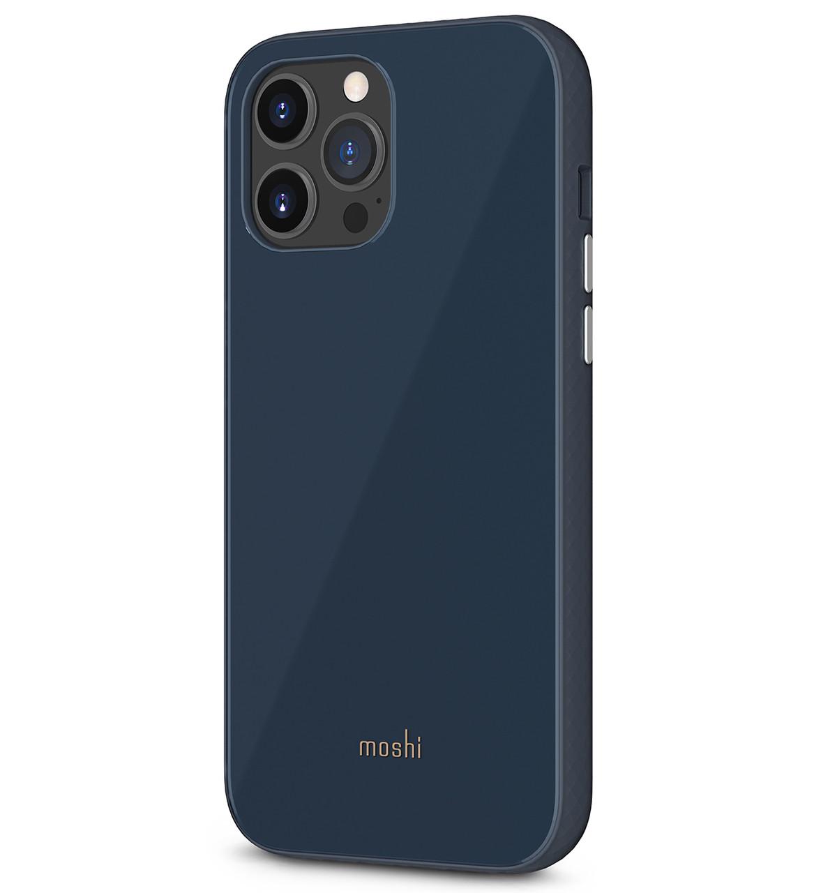 Чехол-накладка Moshi iGlaze Slim Hardshell Case for iPhone 13 Pro Max,  Slate Blue (99MO132534)